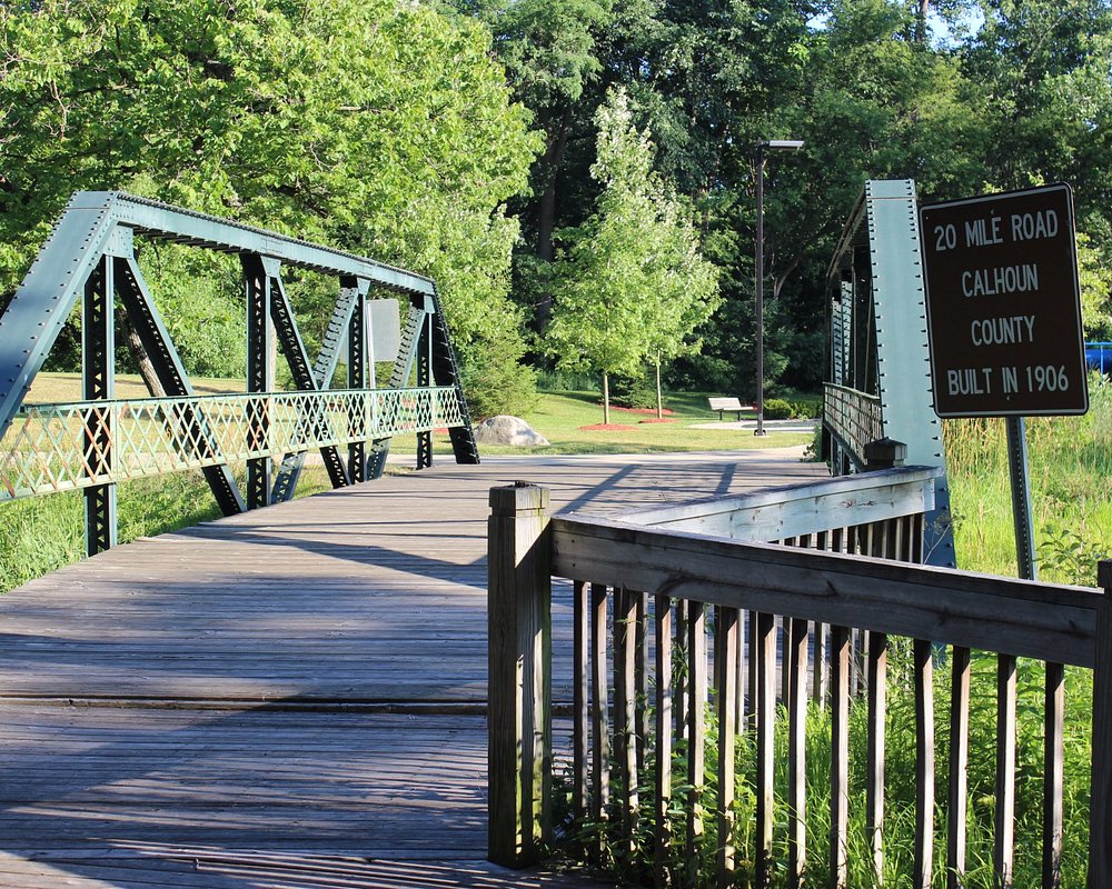 Historic Bridge Park near Affordable Hotels in Battle Creek MI for outdoor exploration